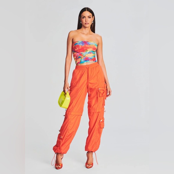 NWT SER.O.YA June Tube Top 'Abstract Palm'